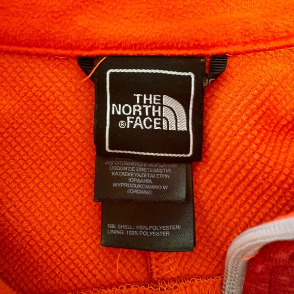 THE NORTH FACE WOMENS PINK CORAL JACKET GRAY‎ ZIPPER SIZE M - Picture 8 of 10